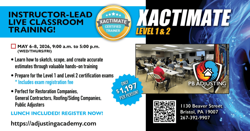 Adjusting Academy April 30, 2026